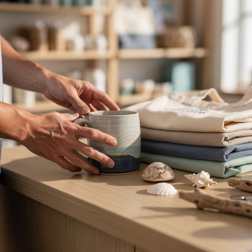 SO CAL TRADING COMPANY interior showcasing the extensive gift selection in an Oceanside, California location